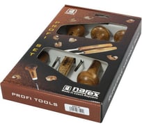 Резцы с грибовидной ручкой + нож (6 шт.) Narex 868500