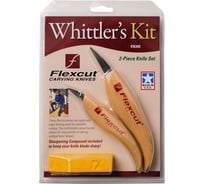 Резчицкий набор, 2 ножа + хон.паста Flexcut Whittler's Kit ETD KN300