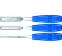 Набор плоских стамесок СИБРТЕХ 3 штуки 8-12-18 мм 24421
