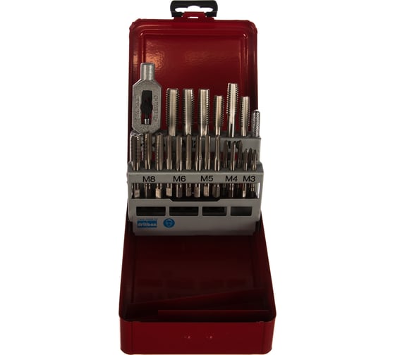 Набор ручных метчиков HSS M3-M12 + вороток, 22шт RUKO 245002