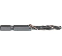 Комбинированный метчик: метчик+сверло+зенкер M6x1.0мм HSS RUKO 270017