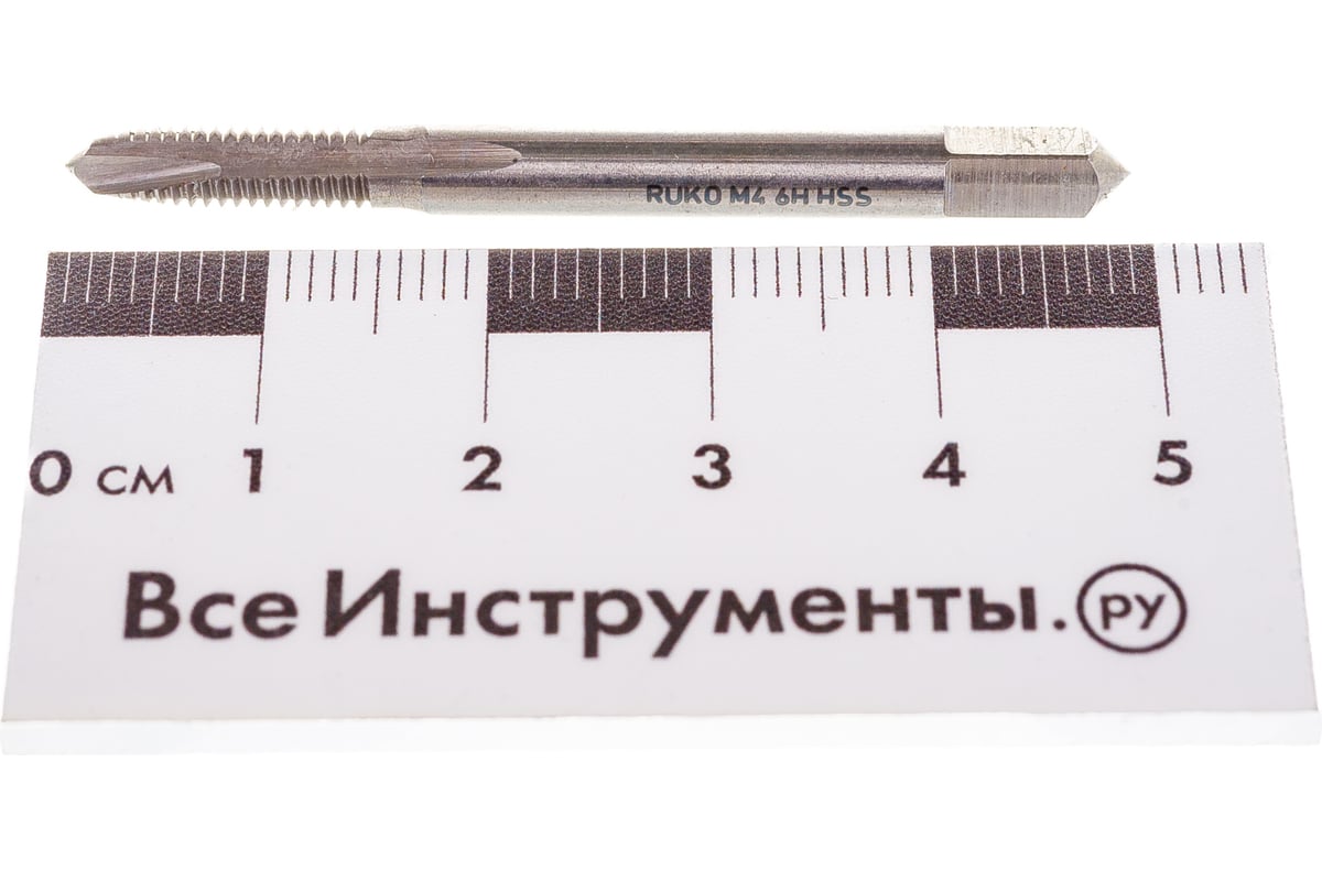 Машинно-ручной метчик RUKO M 4 шаг 0,7 мм HSS-G 231040 - выгодная цена ...