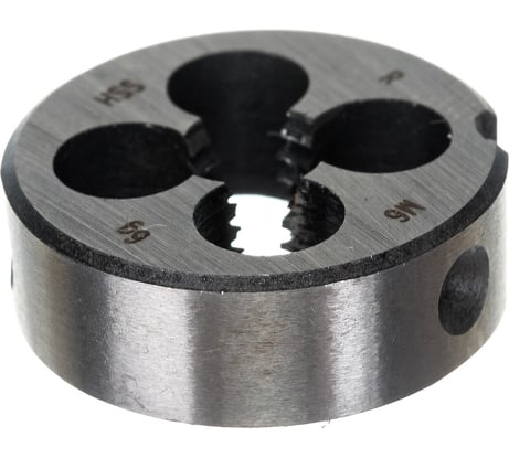 Плашка HSS M6 шаг 1.0мм RUKO 20x7мм 237060