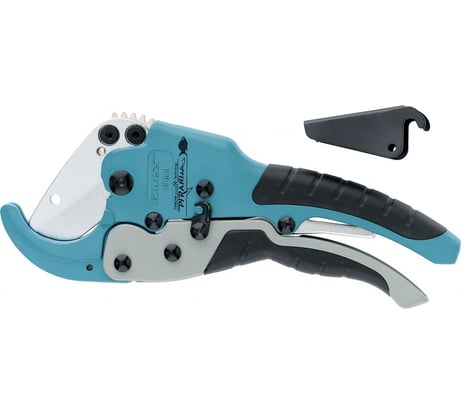 Ножницы для резки изделий из ПВХ GROSS D до 45 мм, обрезиненные рукоятки, рабочий стол для плоских изделий 78422