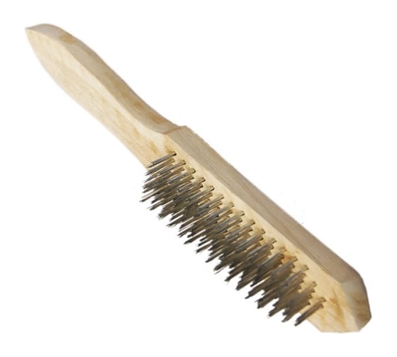 Корщетка с деревянной ручкой FIT IT 4-х рядная 38404