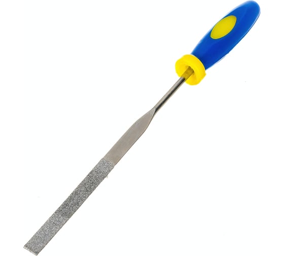 Алмазные надфили, мягкая ручка, 3х140х50мм, 5шт FIT HQ 42173