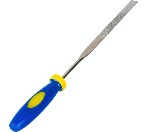Алмазные надфили, мягкая ручка, 3х140х50мм, 5шт FIT HQ 42173