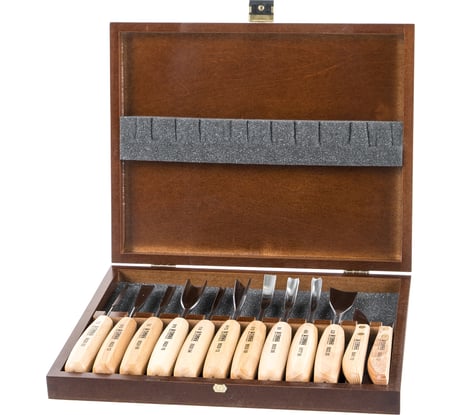 Набор из 12 резцов в деревянной коробке NAREX Standart 894850