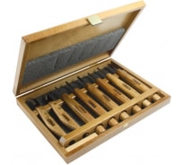 Набор из 6 резцов и 2 ножей в деревянной коробке NAREX Profi 869010