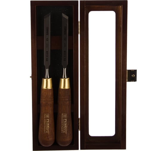 Набор из 2 косых стамесок NAREX WOOD LINE PLUS 12 мм 851662