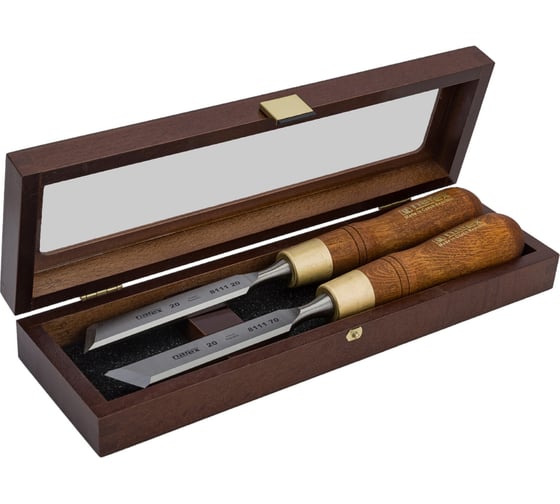 Набор из 2 косых стамесок NAREX WOOD LINE PLUS 20 мм 851670