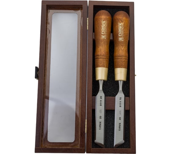 Набор из 2 косых стамесок NAREX WOOD LINE PLUS 20 мм 851670