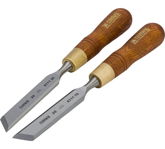 Набор из 2 косых стамесок NAREX WOOD LINE PLUS 20 мм 851670