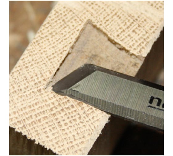 Косая левая стамеска с ручкой NAREX WOOD LINE PLUS 12 мм 811162