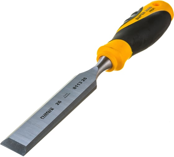 Плоская стамеска с ручкой NAREX SUPER 2009 LINE PROFI 26 мм 811326