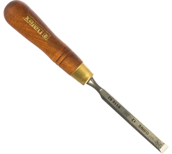 Плоская стамеска с ручкой NAREX WOOD LINE PLUS 12 мм 811662