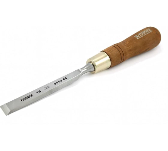 Плоская стамеска с ручкой NAREX WOOD LINE PLUS 16 мм 811666 1