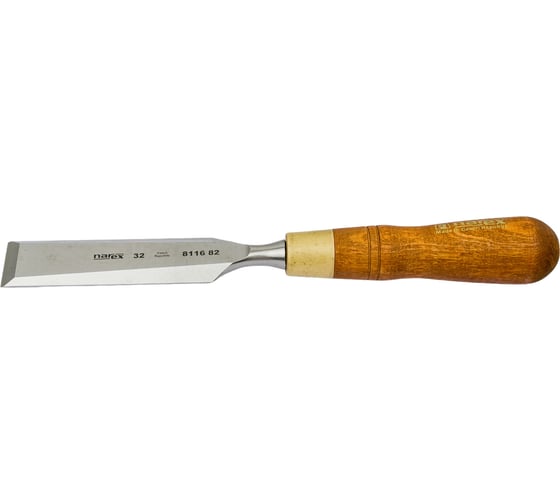 Плоская стамеска с ручкой NAREX WOOD LINE PLUS 32 мм 811682