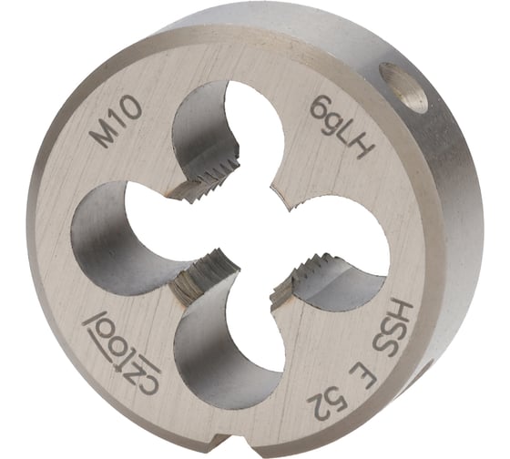 Плашка Bucovice Tools левая М10 шаг 1.5мм HSSE-VA 30x11мм 291100