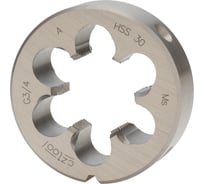 Трубная плашка Bucovice Tools G 3/4 -14 HSS 55x16мм 262340