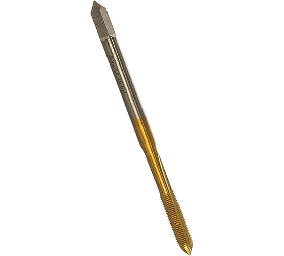 Метчик M3x0,35 HSS M2 TiN прямой ПрофОснастка №69 арт. 50211004