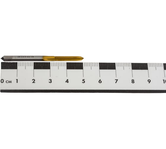 Метчик M3,5x0,6 HSS M2 TiN прямой ПрофОснастка №70 арт. 50211005