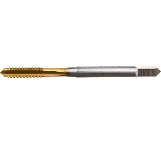 Метчик M4x0,5 HSS M2 TiN прямой ПрофОснастка №73 арт. 50211008