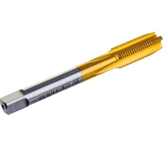 Метчик M9x1 HSS M2 TiN прямой ПрофОснастка №90 арт. 50211025