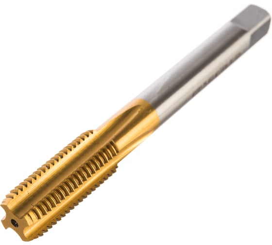 Метчик M10x1,25 HSS M2 TiN прямой ПрофОснастка №93 арт. 50211028