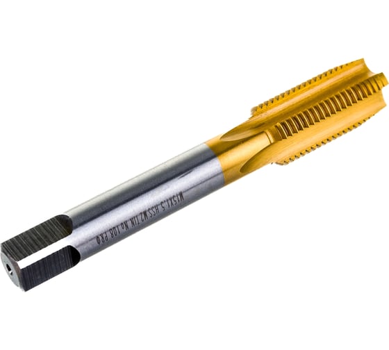 Метчик M15x1,5 HSS M2 TiN прямой ПрофОснастка №108 арт. 50211043