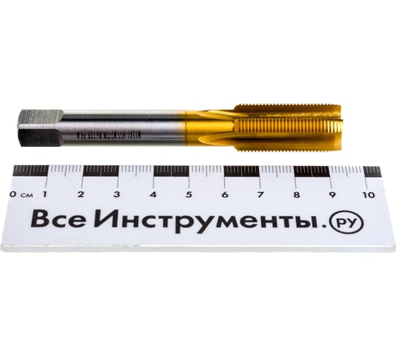 Метчик M15x1 HSS M2 TiN прямой ПрофОснастка №109 арт. 50211044
