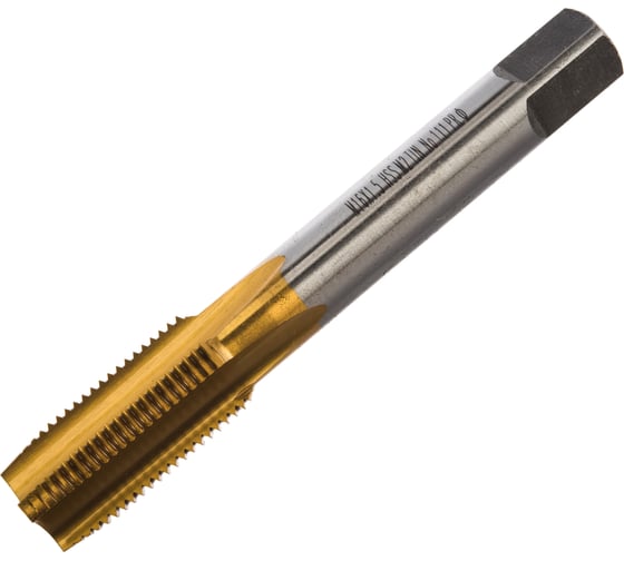 Метчик M16x1,5 HSS M2 TiN прямой ПрофОснастка №111 арт. 50211046