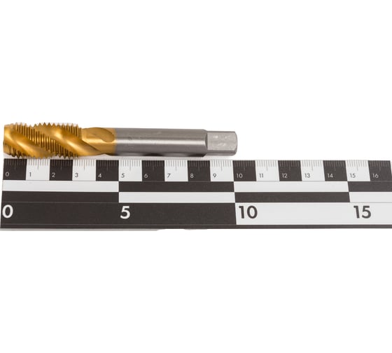 Метчик M24x1,5 HSS M2 TiN прямой ПрофОснастка №129 арт. 50211064