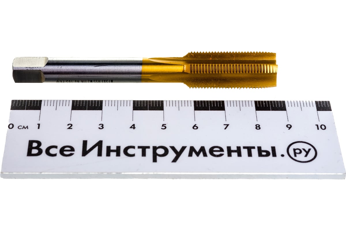 Метчик M13x1 HSS M2 TiN прямой ПрофОснастка №103 арт. 50211038