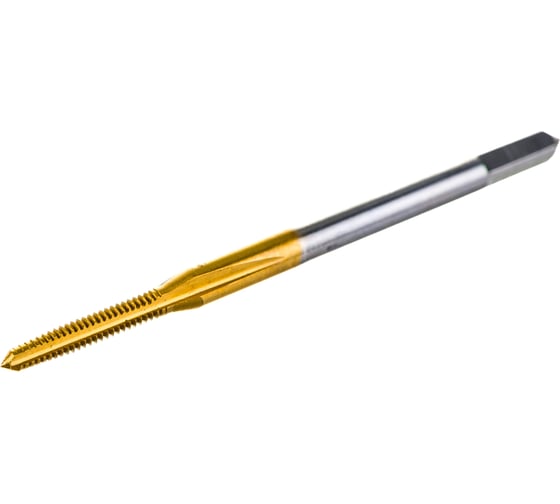Метчик M2x0,4 HSS M2 TiN прямой компл. ПрофОснастка №131 арт. 50311001