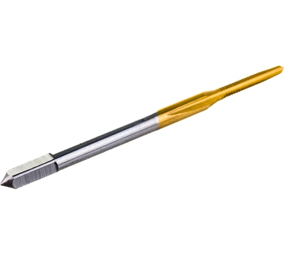 Метчик M2x0,4 HSS M2 TiN прямой компл. ПрофОснастка №131 арт. 50311001