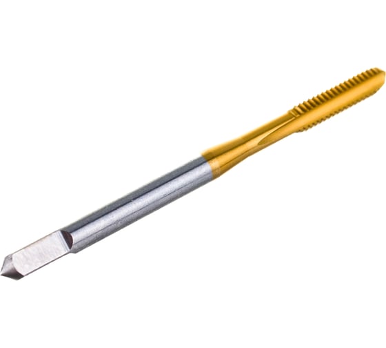 Метчик M4x0,7 HSS M2 TiN прямой компл. ПрофОснастка №137 арт. 50311007