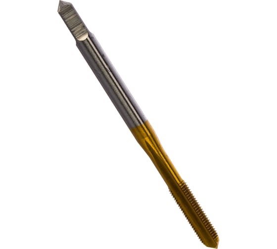 Метчик M4x0,5 HSS M2 TiN прямой компл. ПрофОснастка №138 арт. 50311008 1