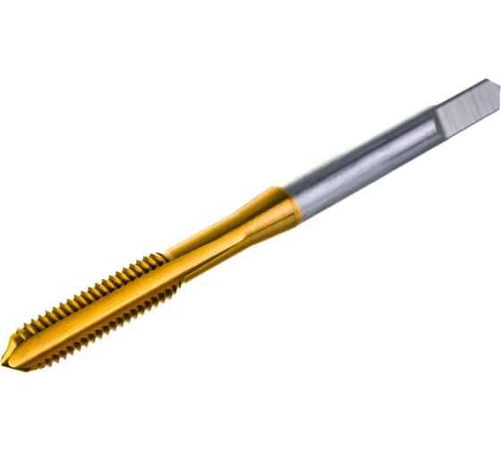 Метчик M5x0,8 HSS M2 TiN прямой компл. ПрофОснастка №142 арт. 50311012 1