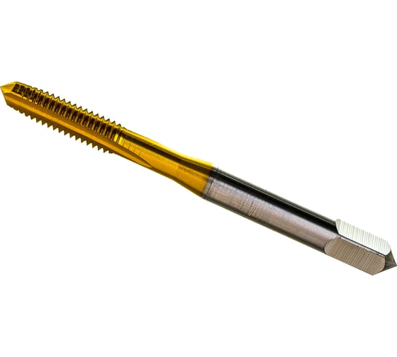 Метчик M6x1 HSS M2 TiN прямой компл. ПрофОснастка №145 арт. 50311015