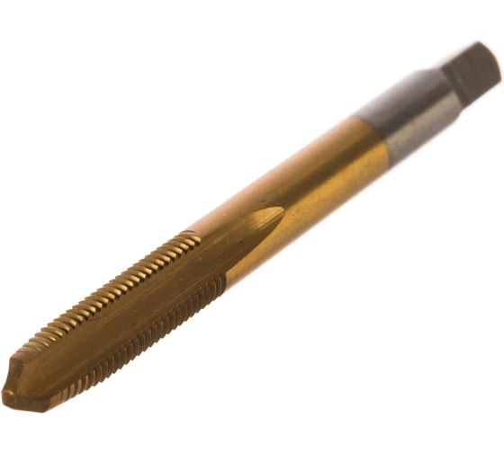 Метчик M6x0,75 HSS M2 TiN прямой компл. ПрофОснастка №146 арт. 50311016