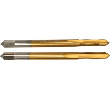 Метчик M7x1 HSS M2 TiN прямой компл. ПрофОснастка №148 арт. 50311018