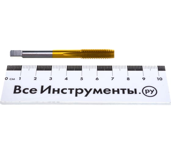 Метчик M8x1,25 HSS M2 TiN прямой компл. ПрофОснастка №150 арт. 50311020