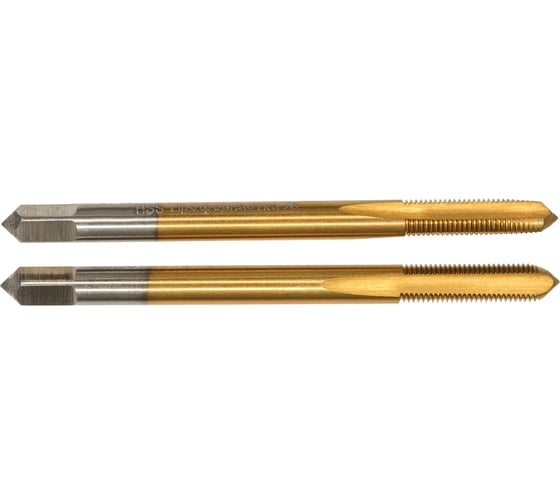 Метчик M18x1 HSS M2 TiN прямой компл. ПрофОснастка №183 арт. 50311053