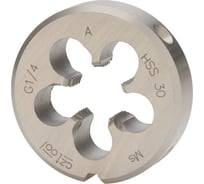 Трубная плашка Bucovice Tools G 1/4 -19 HSS 38x10мм 262140