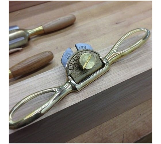 Бронзовый стружок с полукруглой колодкой Lie-Nielsen Small Bronze Spokeshave Presto LN 1-SP-C М00006047