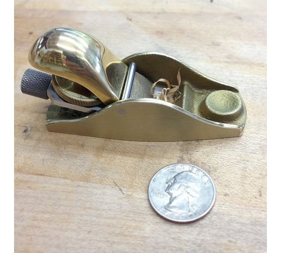 Торцовочный рубанок N101, LA/87/22мм, бронзовая колодка Lie-Nielsen Violin Maker's Plane LN 1-101 М00006235