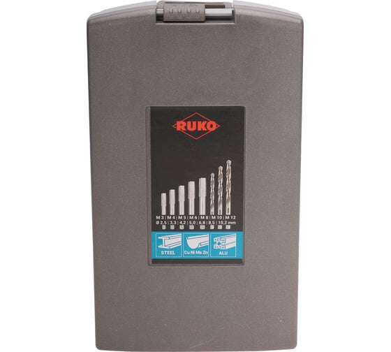 Набор ручных метчиков RUKO M3-M12, HSS, 28 пр. 245003RO