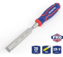 Стамеска-долото WORKPRO 20 мм, CR-V кованая сталь WP243009 25973987