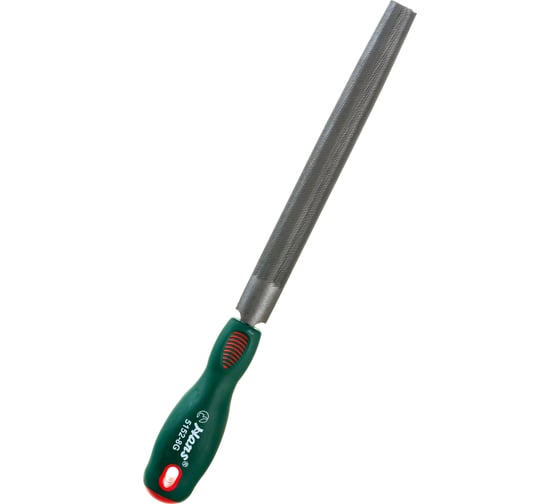 Полукруглый напильник с ручкой Hans 200 мм 5152-8G